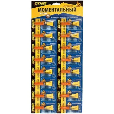 Секунда Суперклей 1гр карта 16хBl (16/288)