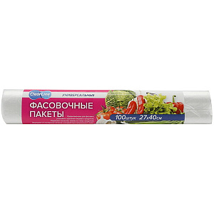 Фасовочные пакеты 100шт 27*40см Clear Line