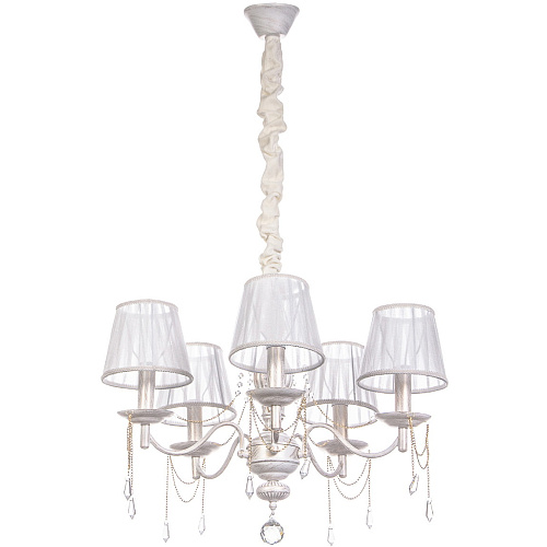 Люстра 5*40Вт Е14 60*60*100см 29-P8510/WH+G