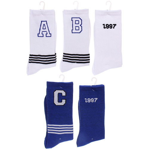 Носки мужские "Noskoff - ABC" с рисунком, размер 41-45