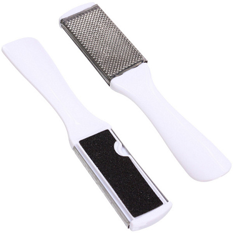 Терка - шлифовка для ног "Manicure set", двухсторонняя, в пакете, цвет микс, 17,5см✦