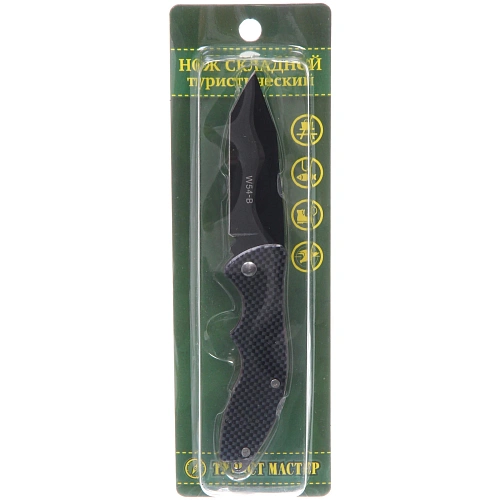 Нож универсальный ТУРИСТМАСТЕР, складной 16 см, блистер W54-B_8