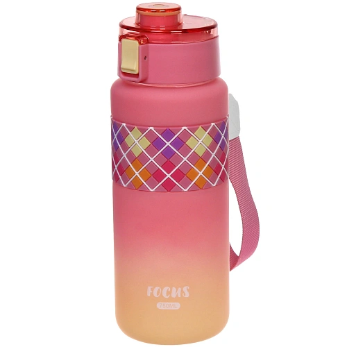 Бутылка питьевая пластиковая 750мл Настроение, микс цветов_8