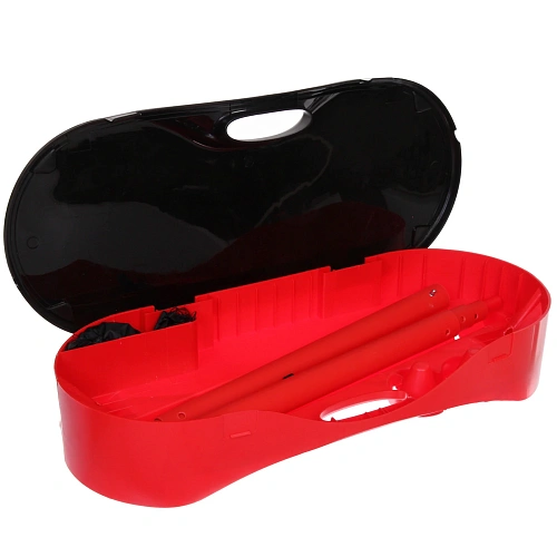 Сетка складная для игры в бадминтон, 300150 см, красный-черный_12