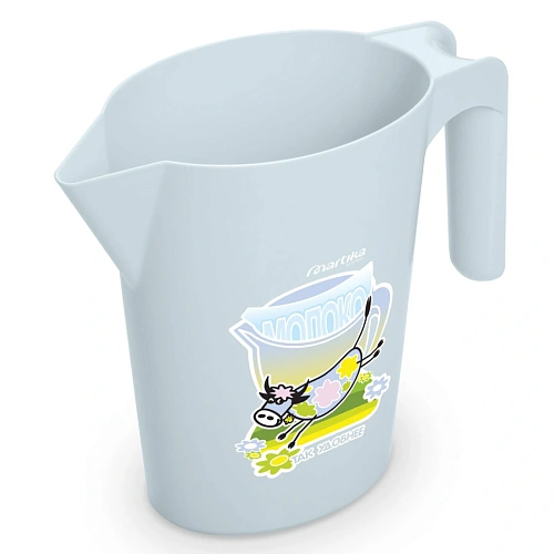 Кувшин-подставка под молочные пакеты 1л белый С47БЕЛ