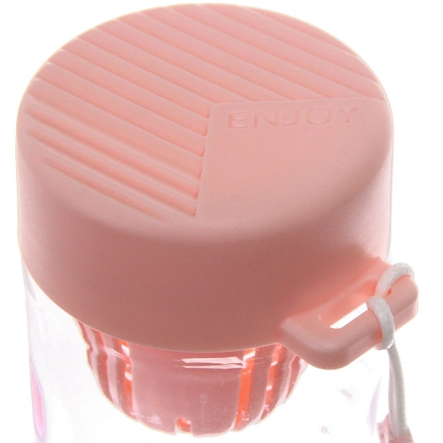 Бутылка питьевая пластиковая 600мл BEST, микс цветов_21