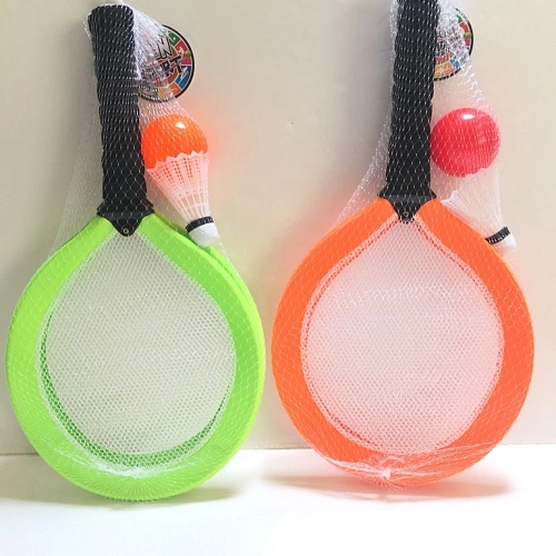 Теннис пляжный в наборе BT-1359 2 ракетки 4824 см шарик волан_1