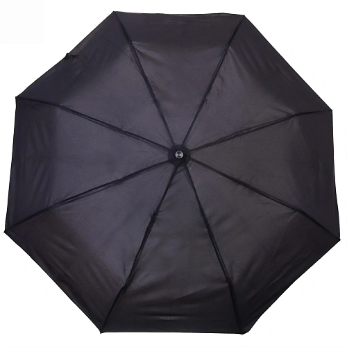 Зонт мужской механический Классика-2019 цвет черный, 8 спиц, d-97см, длина в слож виде 27см_2