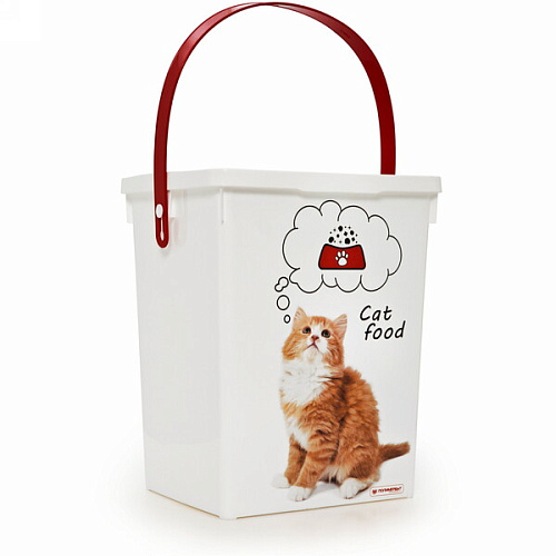 Контейнер для корма животных "Кошки" 8,5л 