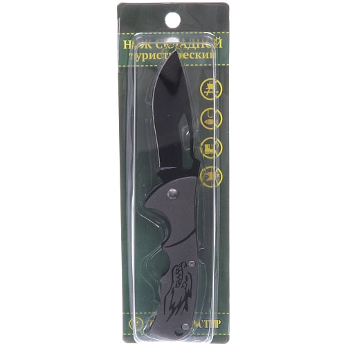 Нож универсальный ТУРИСТМАСТЕР, складной 165 см, блистер W63_16