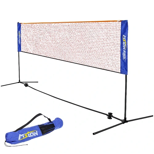 Сетка складная для игры в бадминтон, 300*150 см, синий