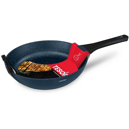 Сковорода 24*5,45см "Tesoro Florence" total blue TF1624tb
