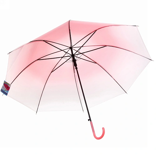 Зонт-трость женский Градиент микс 4 цвета, 8 спиц, d-92см, длина в слож виде 72см_17