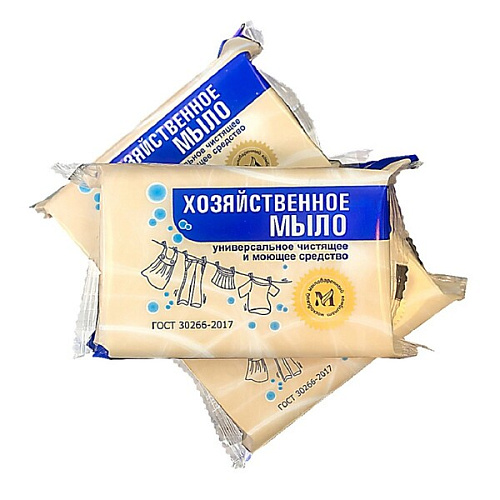 Мыло хоз ММК 72% 200г в цветной обертке (60) ГОСТ 30266-2017