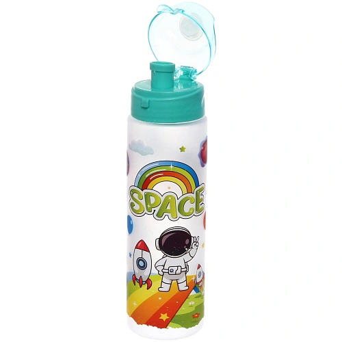 Бутылка питьевая пластиковая 700мл Космос, микс цветов_17