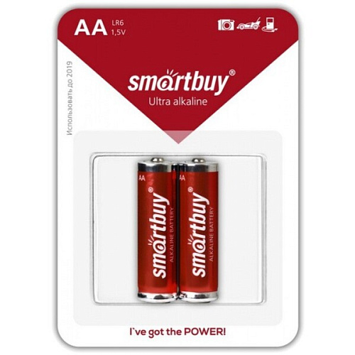 Батарейка LR 6 SmartBuy 2xBL (24/240)#