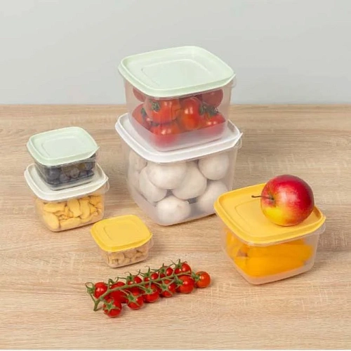 Набор контейнеров 6шт (0,12л+0,25л+0,45л+0,75л+1,2л+2л) микс_2