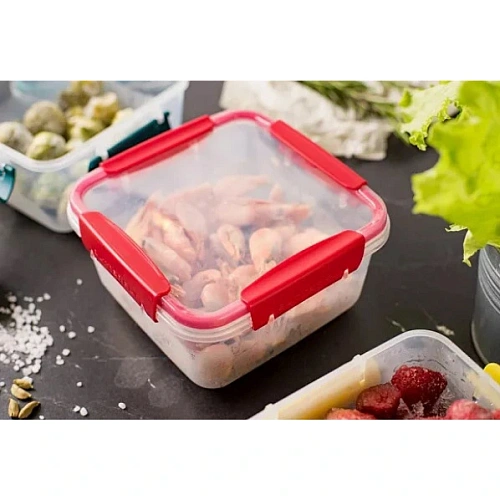 Контейнер для продуктов 1,2л BUTTERFLY красный_2