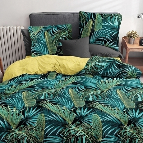 Постельное белье 1,5 поплин Павлайн Sweet Sleep Джунгли с 2 нав. 50*70