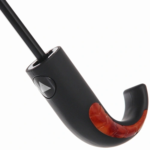 Зонт мужской полуавтомат Ультрамарин - Томас, цвет черный, ручка крючок, d98см_8