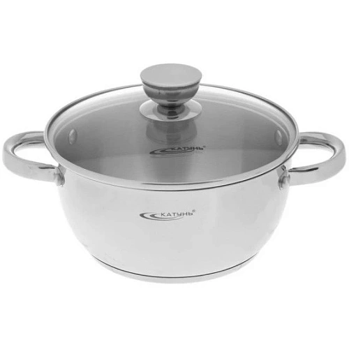 Кастрюля из нержавеющей стали 3л "Антея" Катунь