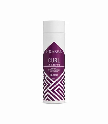 Шампунь для волос KRASSA Professional Curl  для кудрявых и вьющихся волос, 250 мл