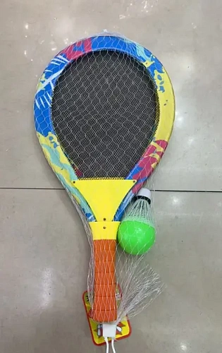 Теннис пляжный в наборе BT-1359: 2 ракетки 54*28 см, шарик, волан