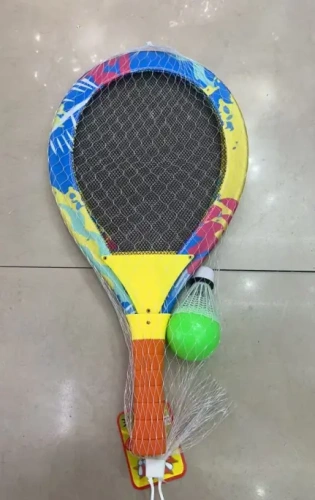 Теннис пляжный в наборе BT-1359: 2 ракетки 54*28 см, шарик, волан