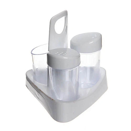 Набор для специй "Люмици" белый С586БЕЛ 