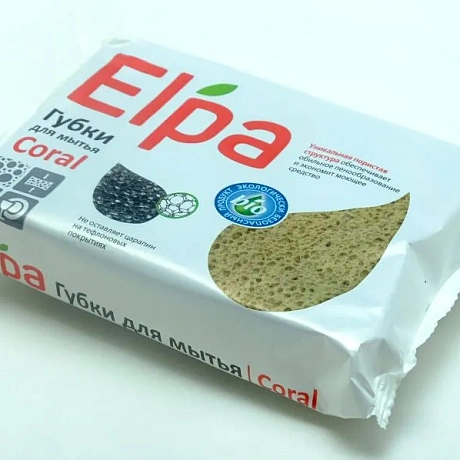 Губка для посуды "ЧистоДел" "ELPA "Coral"  (2 шт)