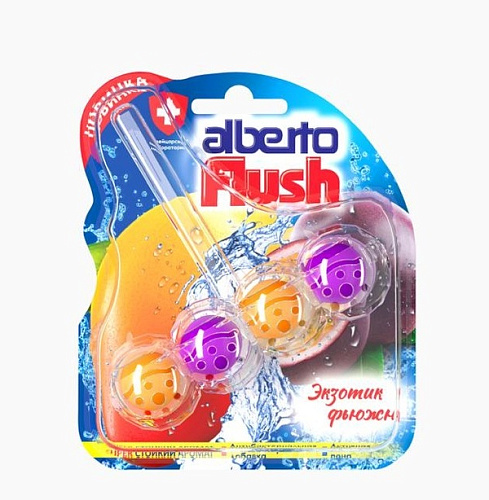 Чистящее средство для унитаза Flush с ароматом "Экзотик фьюжн" 1шт