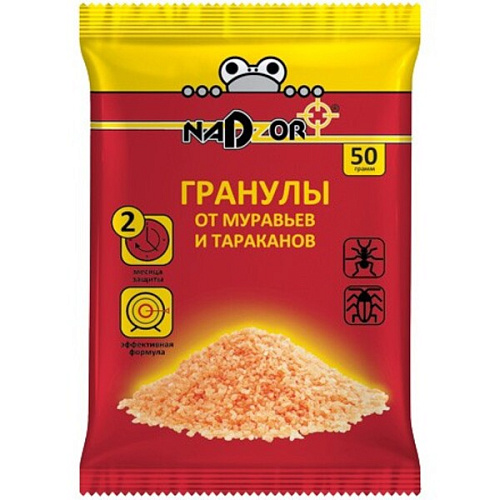 Гранулы от тараканов и муравьев 50гр "Nadzor" GRAN123