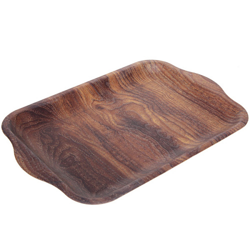 Поднос пластиковый "WOOD" 40*26*2,5см 