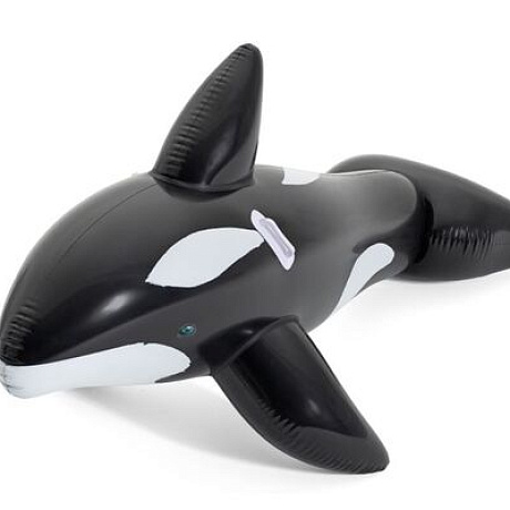 Игрушка для плавания верхом 203*102 см с ручками Jumbo Whale Bestway (41009)