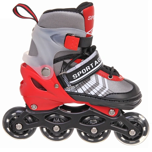 Коньки раздвижные, ледовые с роликовым блоком Sportage Flash R216 (pазмер 29-33)_6