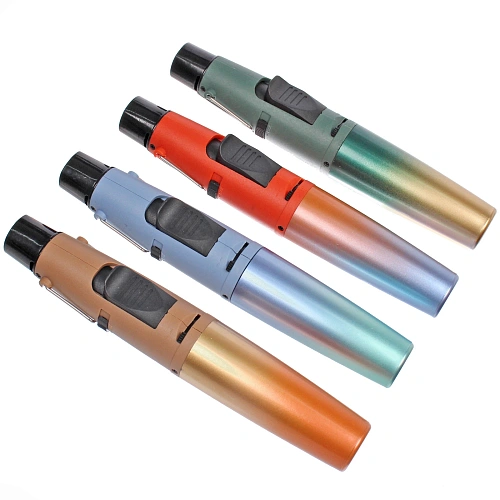 Зажигалка газовая для газовой плиты Диско 18см на подставке, микс цветов_3