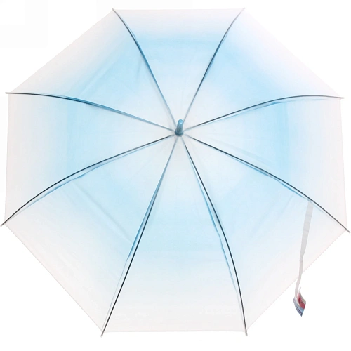 Зонт-трость женский Градиент микс 4 цвета, 8 спиц, d-92см, длина в слож виде 72см_12