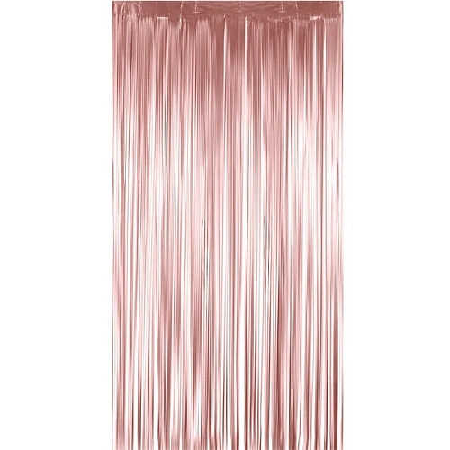 Занавес фольгированный Дождь ш1м, в2м (матовый), шампань_3