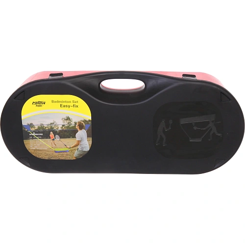 Сетка складная для игры в бадминтон, 300150 см, красный-черный_15