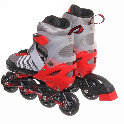 Коньки раздвижные, ледовые с роликовым блоком Sportage Flash R216 (pазмер 29-33)_4