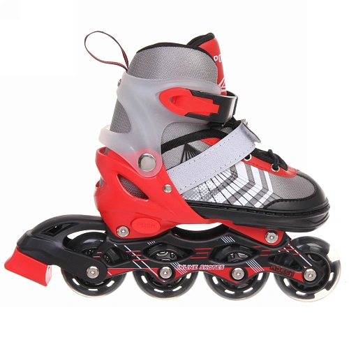 Коньки раздвижные, ледовые с роликовым блоком Sportage Flash R216 (pазмер 29-33)_7