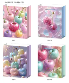 Пакет подарочный "Яблочки" 31*40*12 см