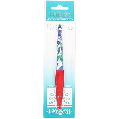 Пилка для ногтей металлическая на блистере Эстетика, цвет ручки микс, цвет пилки микс,13см_12