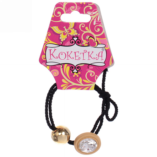 Резинка для волос 1шт Krasa - Kiki, микс 5 цветов, d-55см_9