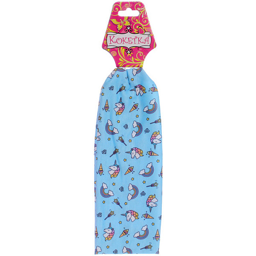 Повязка на голову детская РОЗОВОЕ ОБЛОКО, звездопад, микс 6 цветов, 6,520см (подвес Кокетка)_4