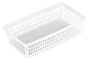 Корзина для хранения "Велетта", цвет белый,  21*11*5см