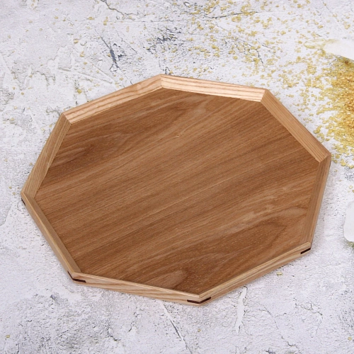 Поднос деревянный для подачи блюд SHEF 30см_4