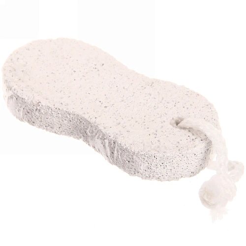 Пемза для ног "Pedicure", петля, цвет белый, 9*4,5*1,5см 28-34гр✦