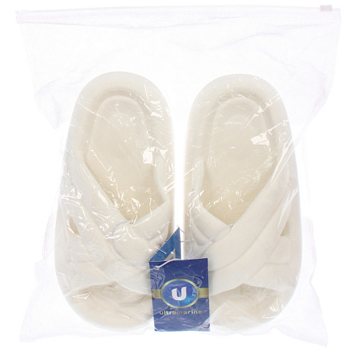 Шлепанцы женские GRACE, цвет белый, р-р 36-37_5