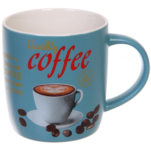 Кружка керамическая 350мл Кофейный микс, микс рисунков_5